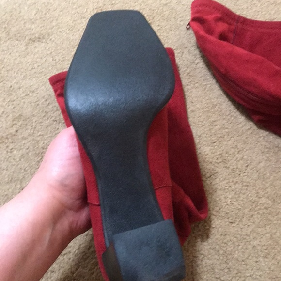 ⚡️FINAL PRICE⚡️ Vintage Red Rare Franco Sarto Boots - Picture 5 of 16